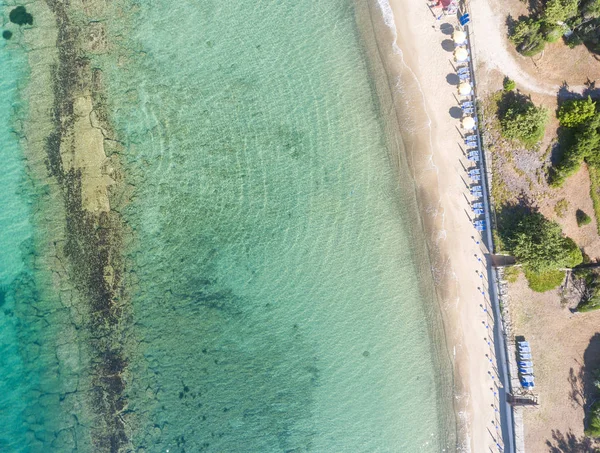 Overhead view of beautiful coast — Stock Photo, Image