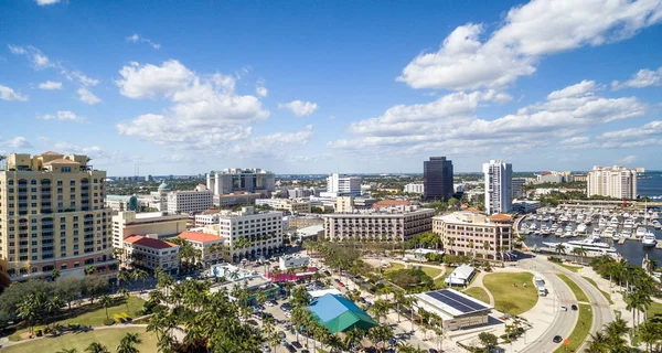 West Palm Beach antenn skyline, Florida - Usa — Stockfoto