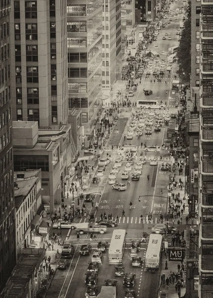 NUEVA YORK CITY - SEPTIEMBRE 2015: Hermosa vista aérea de la ciudad — Foto de Stock