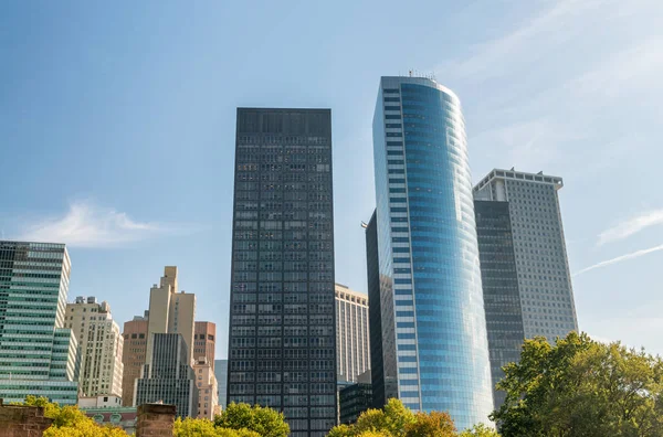 Moderne skyline van Downtown Manhattan — Stockfoto