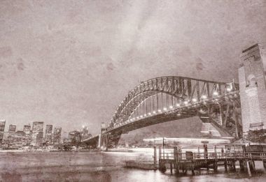Sydney, Avustralya Vintage Fotoğraf