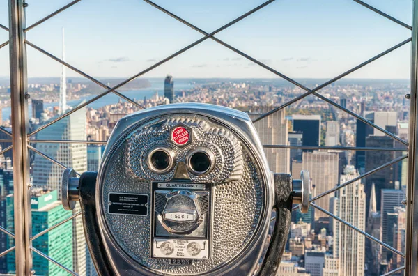 Νέα Υόρκη - Σεπτέμβριος 2015: Όμορφη θέα στην πόλη από την αυτοκρατορία — Φωτογραφία Αρχείου