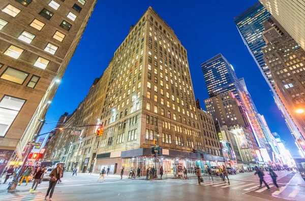 NEW YORK CITY - SETTEMBRE 2015: Bella vista sulle strade della città a — Foto Stock