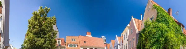 Bremen homes panoramic view, Alemanha — Fotografia de Stock