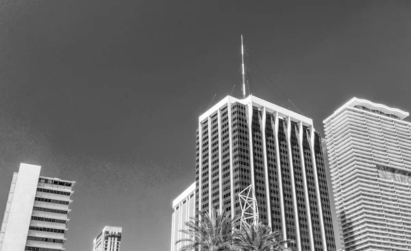 Miami, FL. Ruas da cidade em um belo dia — Fotografia de Stock