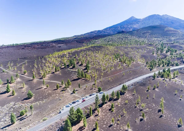 Scenery aerial view of Teide Volcano in Tenerife, Spain — Stock Photo, Image