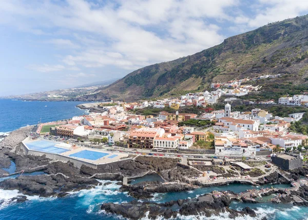 Piscinas Garachico famosas em Tenerife, Ilhas Canárias - Espanha — Fotografia de Stock