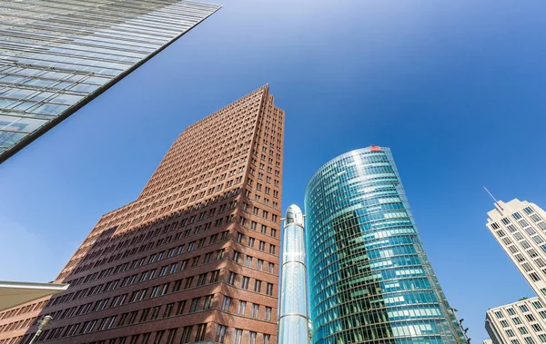 Modern skyline of Potsdamer Platz buildings, Berlin - Germany — Stock Photo, Image