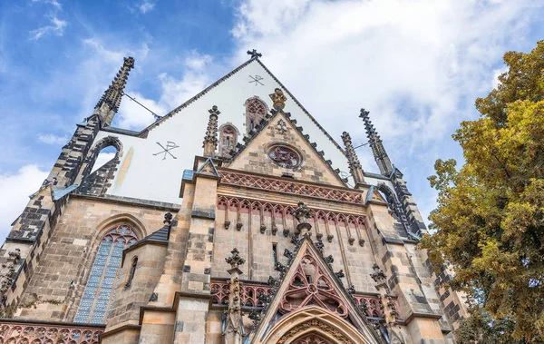 Thomaskirche en Leipzig, Sajonia - Alemania —  Fotos de Stock