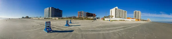 Panoramatický výhled na pobřeží Daytona Beach, Florida — Stock fotografie