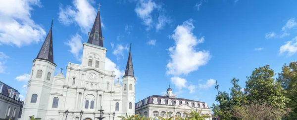 Prachtig uitzicht op Jackson Square in New Orleans (Louisiana) — Stockfoto