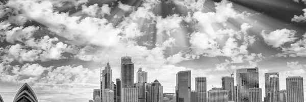 Sydney, Australia. skyline panoramico della città al tramonto — Foto Stock