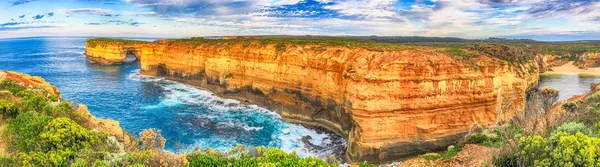 Ilha de aves de carneiro vista panorâmica ao longo da Great Ocean Road, Au — Fotografia de Stock