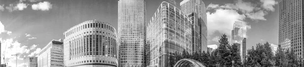 Byggnader av Canary Wharf — Stockfoto