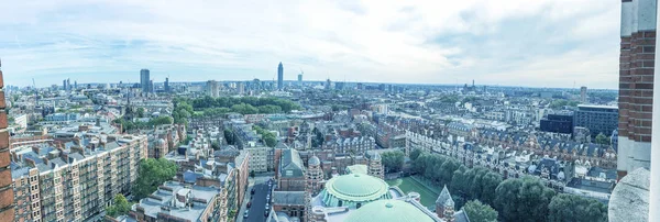 Krásný panoramatický letecký pohled na Londýn budov — Stock fotografie