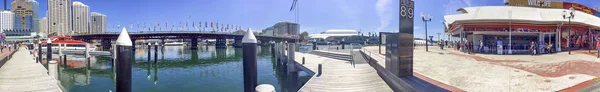 SYDNEY, AUSTRÁLIA - NOVEMBRO 2015: Vista panorâmica de Darling Har — Fotografia de Stock