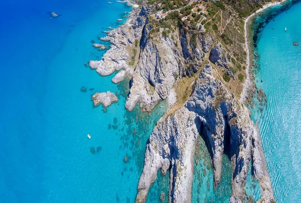 Capo Vaticano, Kalábrie - Itálie. Úžasné panoramatické režijní bla — Stock fotografie