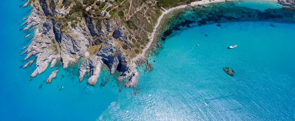 Capo Vaticano, Kalabrien - Italien. Fantastisk panoramautsikt overhead aeri — Stockfoto