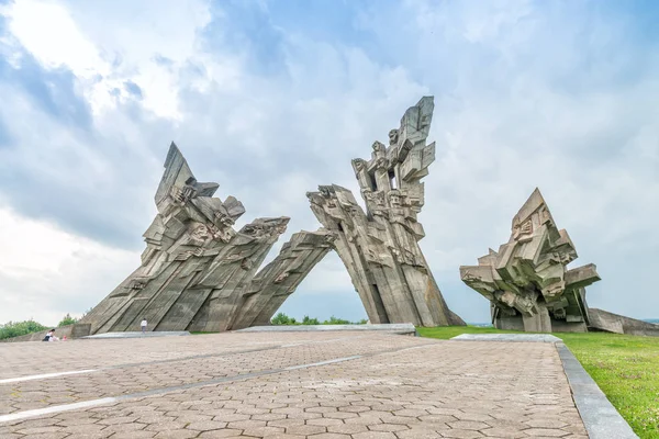 Devátá pevnost, památník obětem fašismu, Kaunas - Lithuan — Stock fotografie