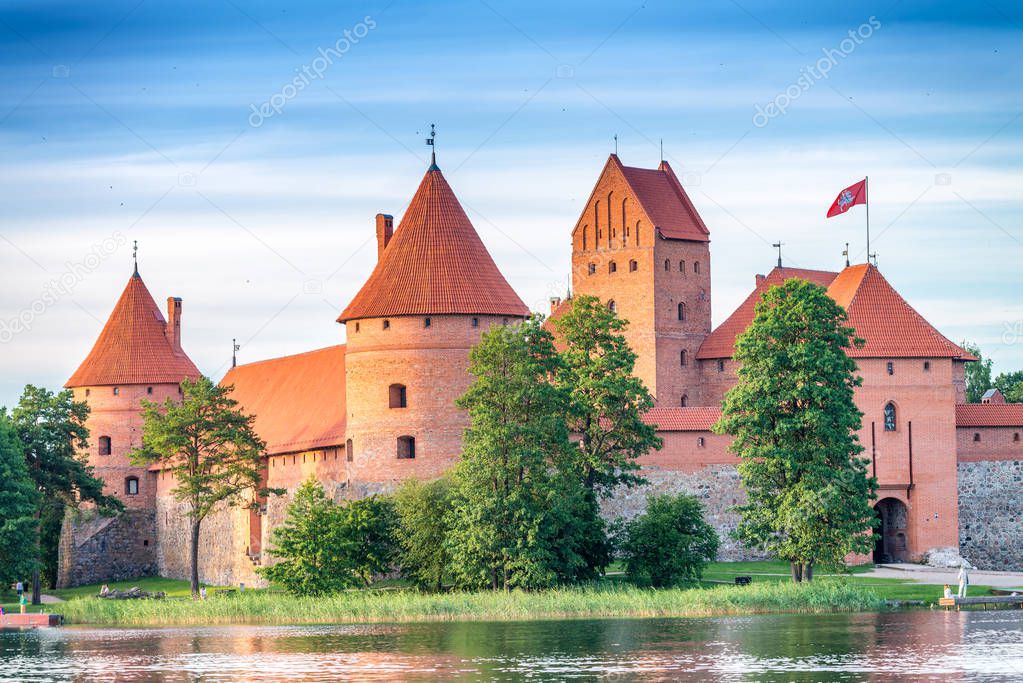 Beautiful castle of Trakai, Lithuania