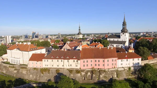 Luchtfoto van Tallinn, Estland — Stockfoto