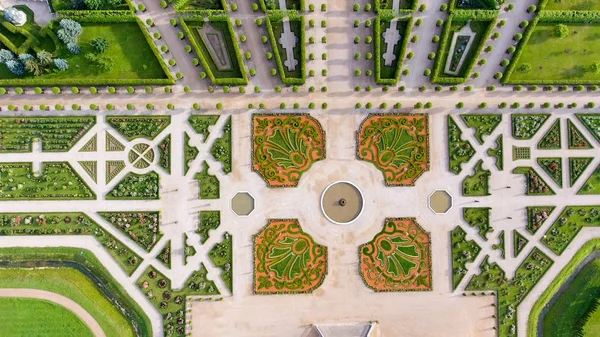 Overhead luchtfoto van Rundale kasteel, Litouwen — Stockfoto