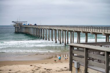 Ellen Browning Scripps Memorial Pier, La Jolla Beach - San Diego