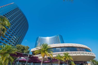 San Diego, Ca - 30 Temmuz 2017: Downtown görünümü bir b binalar