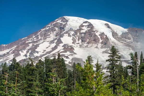 Mont Rainier par une belle journée ensoleillée, WA — Photo