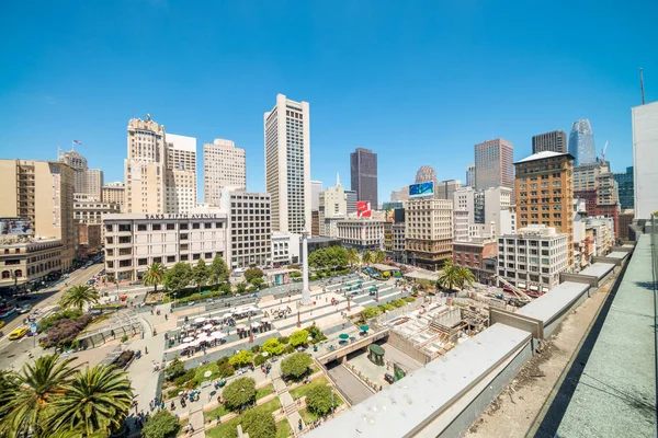 SAN FRANCISCO - AUGUST 6, 2017: Buildings of Downtown San Franci — Stock Photo, Image