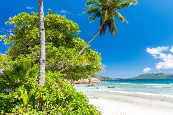 Wonderful Beach of Grande Soeur - Big Sister, Seychelles — Stock Photo, Image
