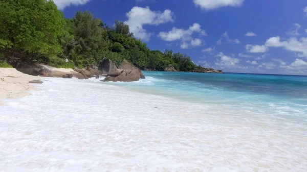 Vista aérea de la playa de Anse Intendance en Mahe ', Seychelles Island —  Fotos de Stock