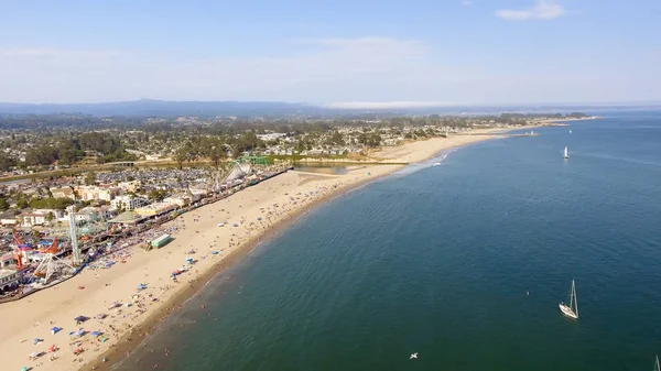 Santa Cruz, Californië. Mooie luchtfoto kustlijn — Stockfoto