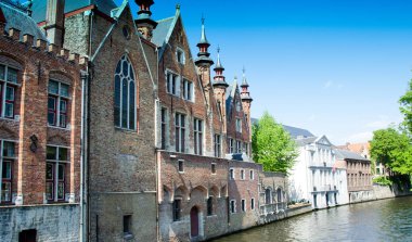 mimari ve renkleri Bruges