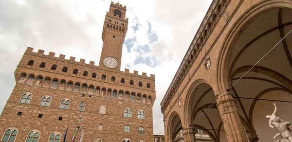 Piazza della signoria, Florens — Stockfoto