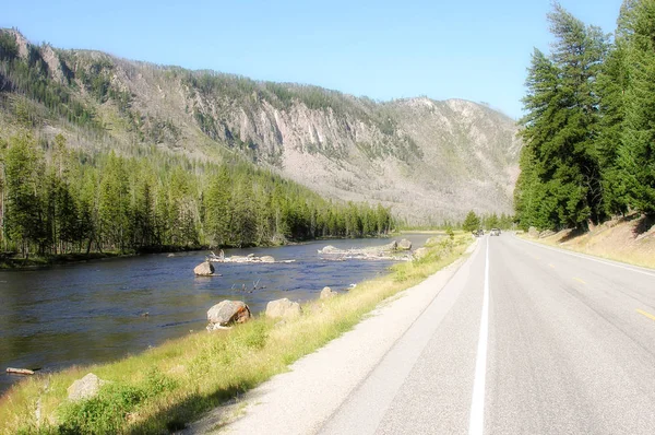 Χρώματα της yellowstone — Φωτογραφία Αρχείου