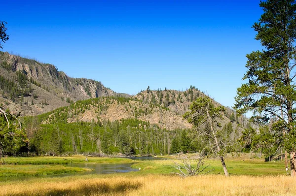 Barvy yellowstone — Stock fotografie