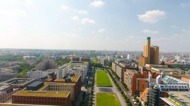 Potsdamer Platz, Almanya'dan Berlin siluetinin havadan görünümü