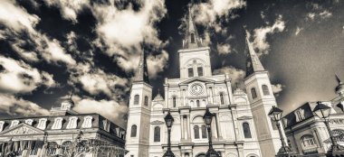 Jackson Square New Orleans, Louisiana güzel görünümü