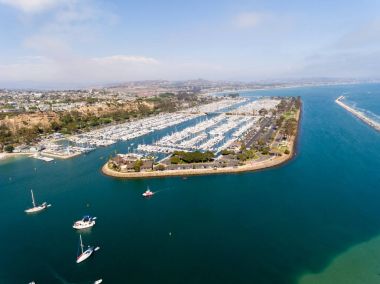 Dana Point, Kaliforniya havadan görünümü