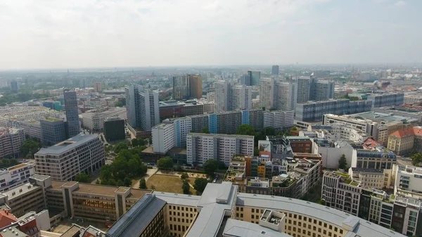 Flygfoto över Berlin skyline, Tyskland — Stockfoto