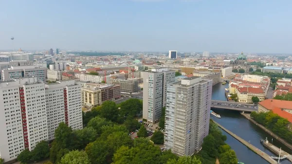 Aerial view of Berlin skyline, Germany — Stock Photo, Image