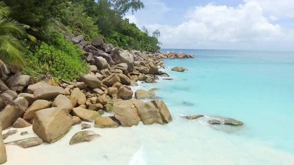 Schöne Luftaufnahme der Insel Seychellen — Stockfoto