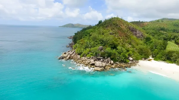 Vackra Flygfoto över Seychellerna Island — Stockfoto