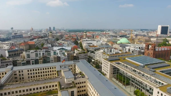 Vista aérea do horizonte de Berlim, Alemanha — Fotografia de Stock