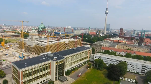 柏林天际线的空中景观，德国 — 图库照片