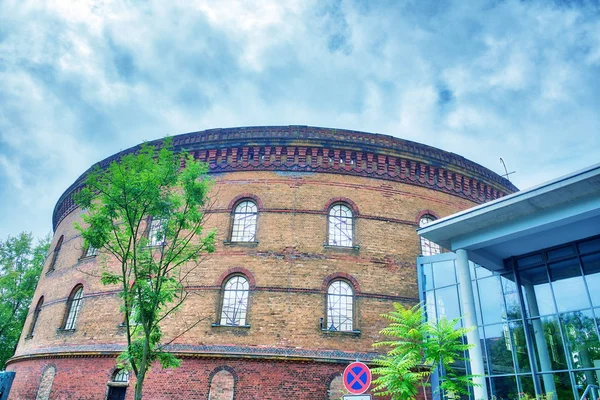 Construção e uso doméstico em Leipzig, Alemania — Fotografia de Stock