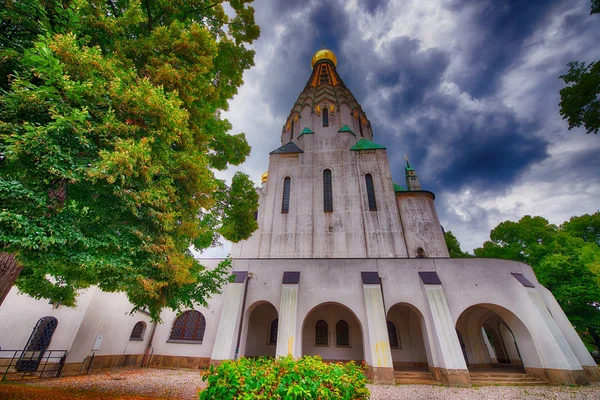 Ryska ortodoxa kyrkan i leipzig, Tyskland — Stockfoto