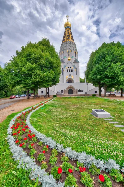 Ruská pravoslavná církev v Lipsku, Německo — Stock fotografie
