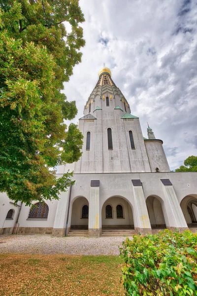 โบสถ์ออร์โธดอกซ์รัสเซียในไลพ์ซิก ประเทศเยอรมัน — ภาพถ่ายสต็อก